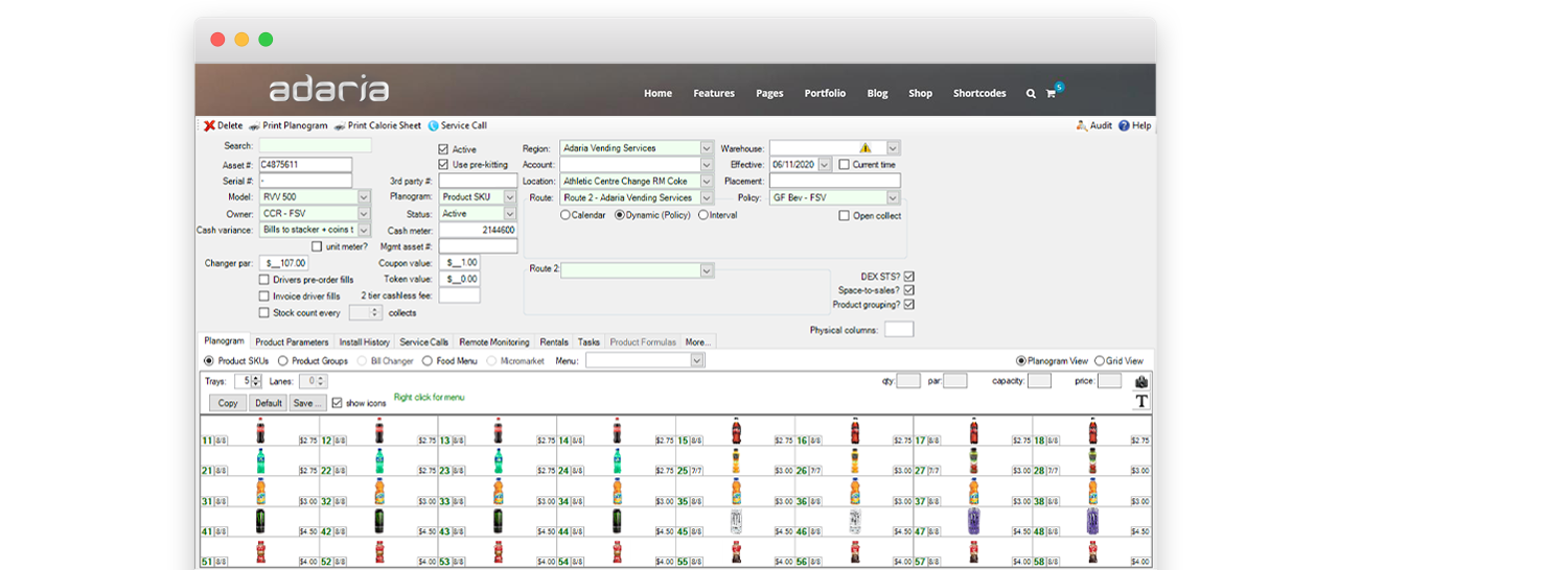 Remote Management of Vending Machines and Micromarkets